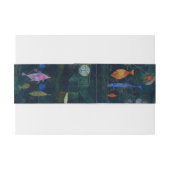 Paul Klee Fish Magic Abstract schilderen Grafisch  Uitnodigingen Wikkel (Achterkant Voorbeeld)