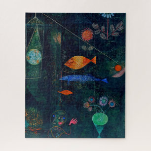 Paul Klee Fish Magic Abstracte Schilderij Grafisch Legpuzzel