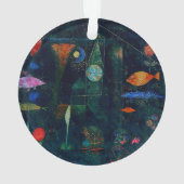 Paul Klee Fish Magic Abstracte Schilderij Grafisch Ornament (achterkant)