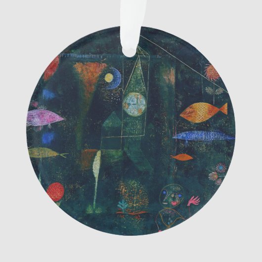 Paul Klee Fish Magic Abstracte Schilderij Grafisch Ornament (voorkant)