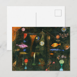 Paul Klee Fish Magic Abstracte Surrealistische Kun Briefkaart