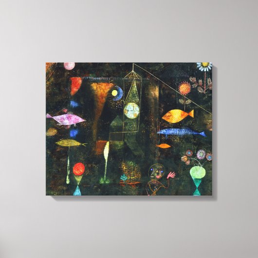 Paul Klee Fish Magic Canvas Afdruk (Voorkant)