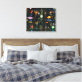 Paul Klee Fish Magic Canvas Afdruk (Insitu (Slaapkamer))