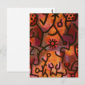 Paul Klee Flora di Roccia Carte postale (Devant / Derrière)