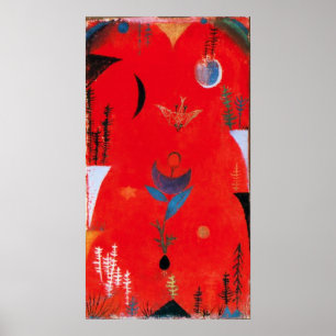 Paul Klee Flower Myth Poster