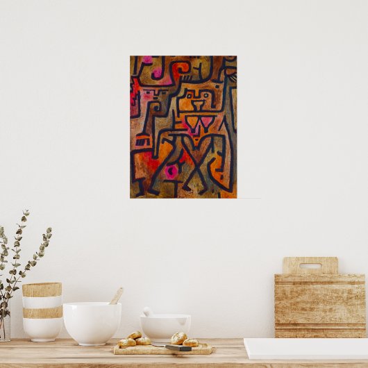 Paul Klee Forest Witch Poster (Keuken)