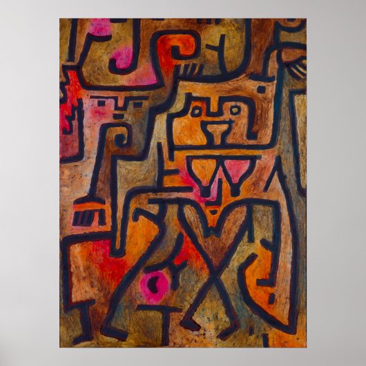 Paul Klee Forest Witch Poster (Voorkant)
