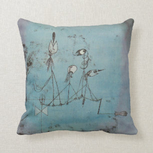 Paul Klee gazouillant le coussin de machine