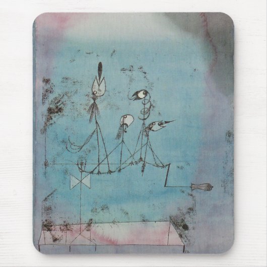 Paul Klee gazouillant le tapis de souris de (Devant)
