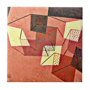 Paul Klee - gebroken oppervlakken (1930) Tegeltje