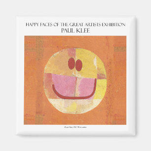Paul Klee happy face magnet Magneet