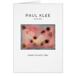 Paul Klee, Hardy Planten (1934) - Fine Art Kaart
