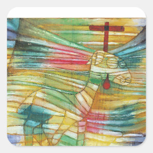 Paul Klee, Het Lam, Vierkante Sticker