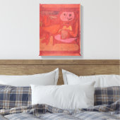 Paul Klee, het Man van Verwardheid (1939) - Kunst  Canvas Afdruk (Insitu (Slaapkamer))
