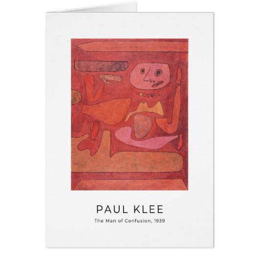 Paul Klee, het Man van Verwardheid - Fijne Kunst K (Voorkant)