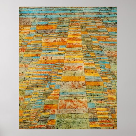 Paul Klee Highway en byways Poster (Voorkant)