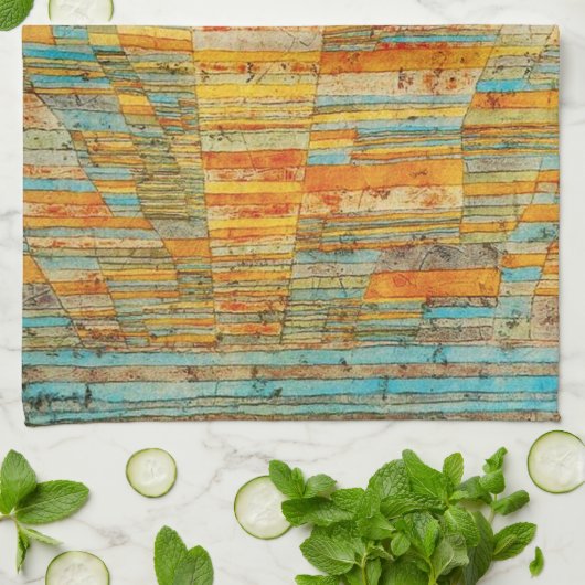 Paul Klee Highways en Byways Kitchen Towel Theedoek (Gevouwen)