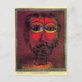 Paul Klee, hoofd van Bandit Briefkaart (Voorkant)
