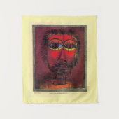 Paul Klee, hoofd van Bandit, Wandkleed (Voorkant)
