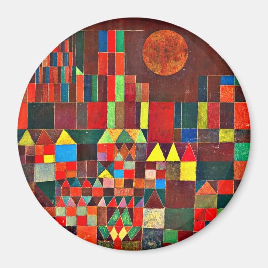 Paul Klee - Kasteel en Zon Magneet (Voorkant)