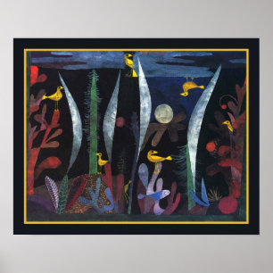 Paul Klee "Landscape with Yellow Birds" ca. 1923 Poster