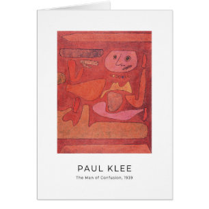 Paul Klee, L'homme de la confusion - Carte d'art
