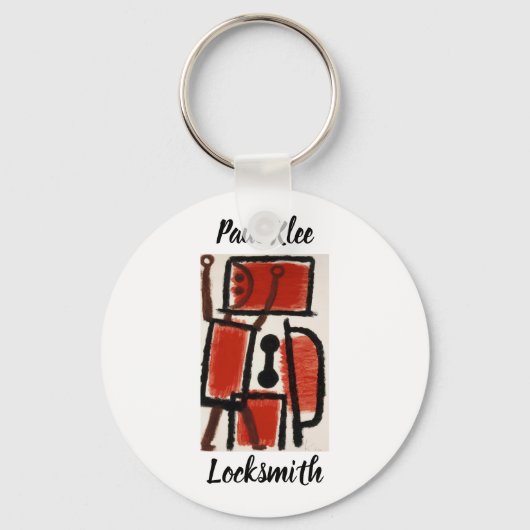 Paul Klee Locksmith Sleutelhanger (Voorkant)