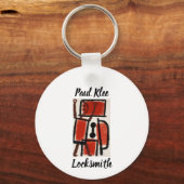 Paul Klee Locksmith Sleutelhanger (Achterkant)