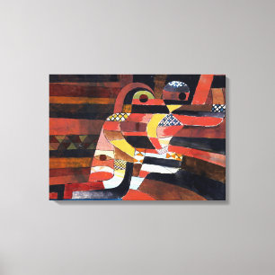 Paul Klee Lovers Canvas Afdruk