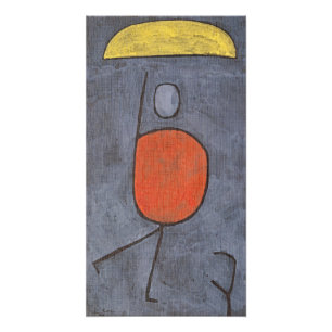Paul Klee Met Paraplu Expressionistische Kunst Foto Afdruk