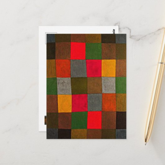 Paul Klee, New Harmony, Briefkaart (Voorkant / Achterkant in situ)