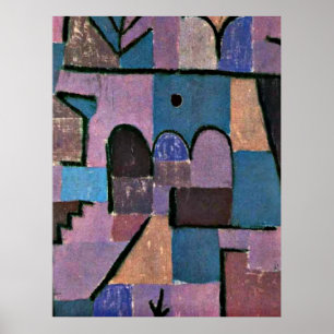 Paul Klee, Oriental Garden Poster