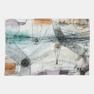 Paul Klee Planten Aarde & Luchtrijk: Bauhaus Theedoek