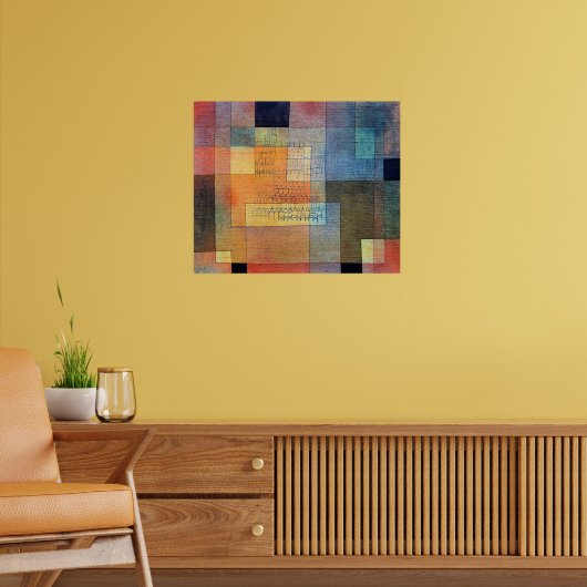 Paul Klee, Polyfone Architectuur,  Poster (Woonkamer 2)