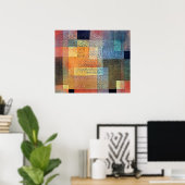 Paul Klee, Polyfone Architectuur,  Poster (Thuiskantoor)