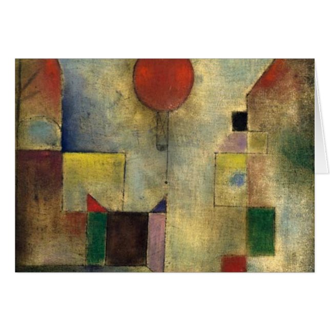 Paul Klee Red Balloon (Voorkant Horizontaal)