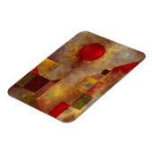 Paul Klee Red Balloon Abstract Magneet (Linkerzijde)