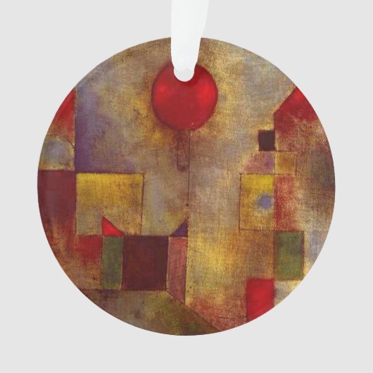 Paul Klee Red Balloon Abstrait Art Coloré (devant)