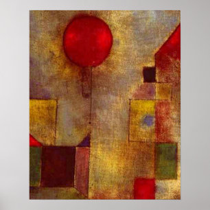 Paul Klee Red Balloon Art Print Abstract