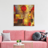 Paul Klee Red Balloon Canvas Wrap Afdruk (Insitu (Woonkamer))