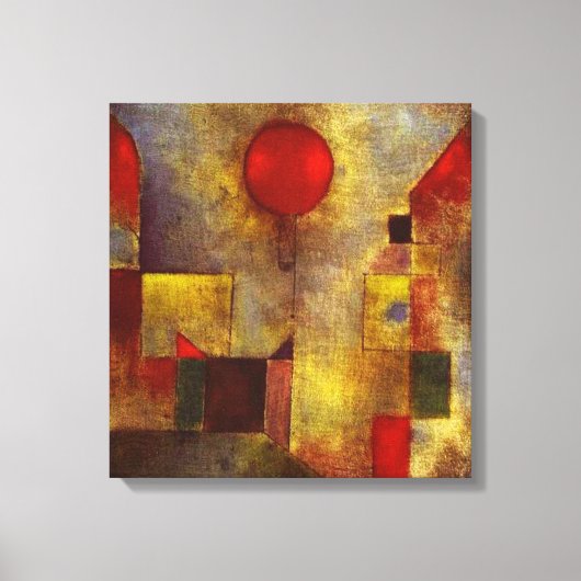 Paul Klee Red Balloon Canvas Wrap Afdruk (Voorkant)