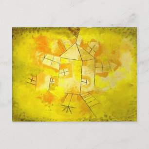 Paul Klee: Revolving House Briefkaart