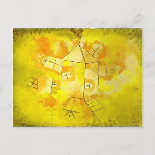 Paul Klee: Revolving House Briefkaart (Voorkant)