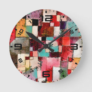 Paul Klee Rhythms Round Klok