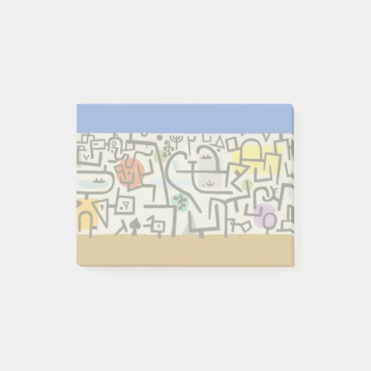 Paul Klee Rich Harbor Abstract Expressionisme Post-it® Notes (Voorkant)
