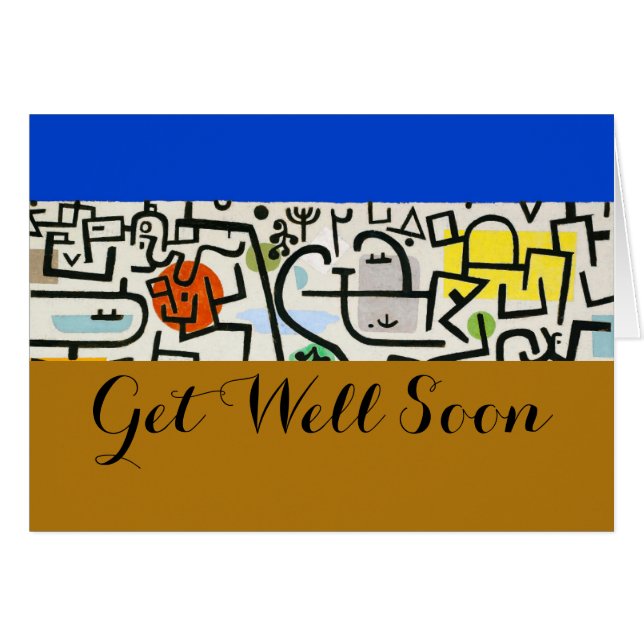 Paul Klee Rich Harbour Abstract expressionisme (Voorkant Horizontaal)