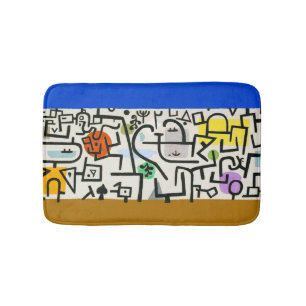 Paul Klee Rich Harbour Abstract expressionisme Badmat