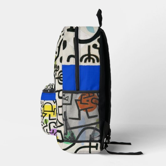 Paul Klee Rich Harbour Abstract expressionisme Bedrukte Rugzak (Rechts)