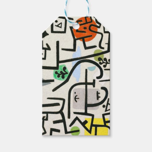 Paul Klee Rich Harbour Abstract expressionisme Cadeaulabel (Voorkant)