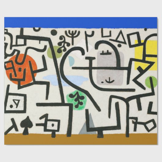 Paul Klee Rich Harbour Abstract expressionisme Cadeaupapier (Vlak)